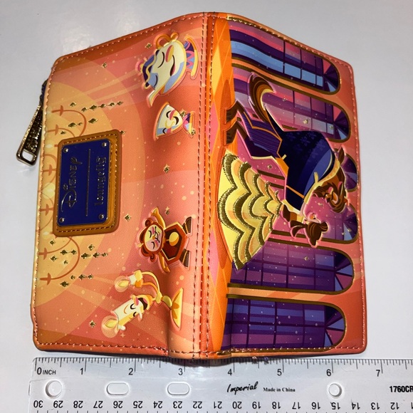 Loungefly Wallet Bell Beauty and the Beast - Picture 5 of 6